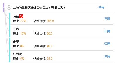 細水長流 有限合伙架構下的餐飲企業管理之道